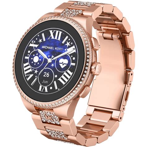 rose gold michael kors smartwatch best buy|michael kors access gen.